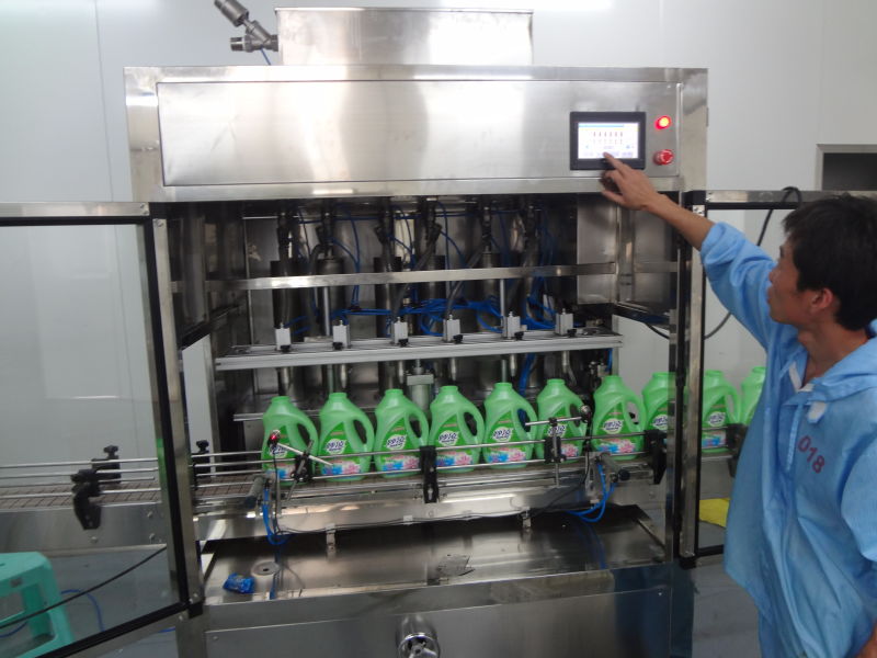 洗衣液灌装机 洗洁精灌装机 青州洗涤设备制造厂家图片_高清图_细节图